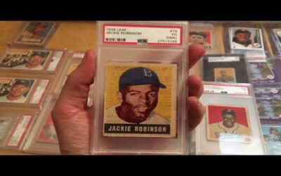 1947 Jackie Robinson Baseball Card